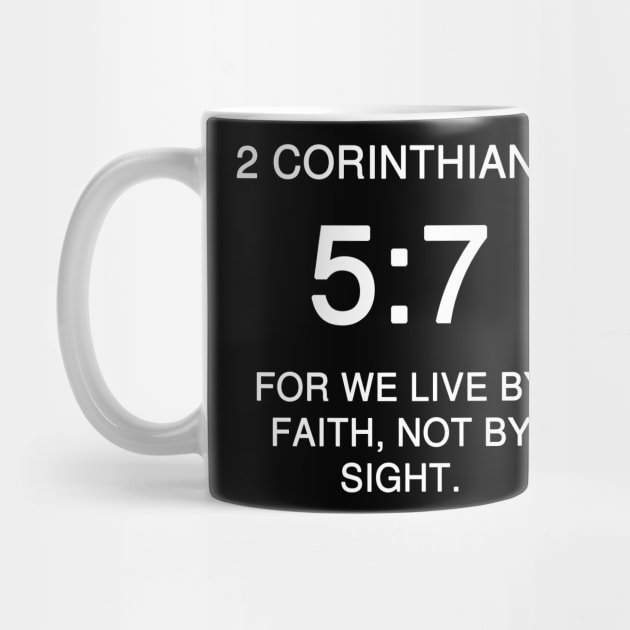 2 Corinthians 5:7 Bible Verse Text by Holy Bible Verses